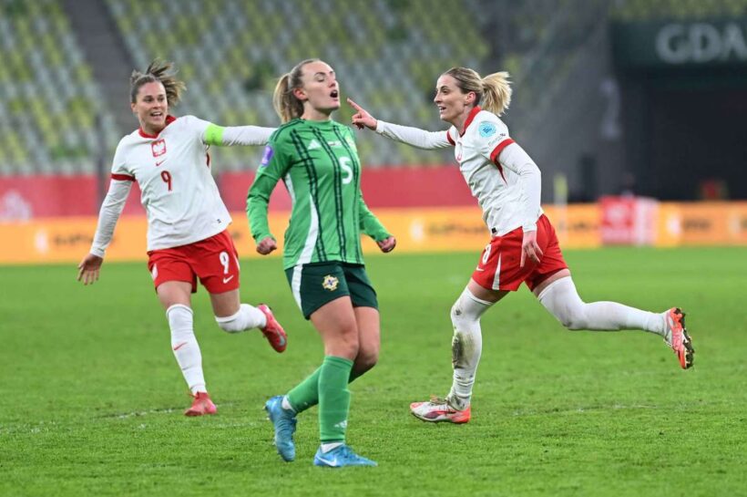 Польские женщины побеждают Северную Ирландию до инаугурации LN. Голы Камчик и Аччиньская, Паджорская помощь