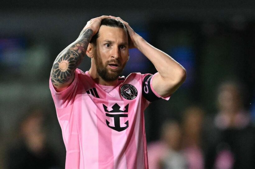 Месси оштрафован MLS после того, как схватил шею тренера из Нью -Йорка