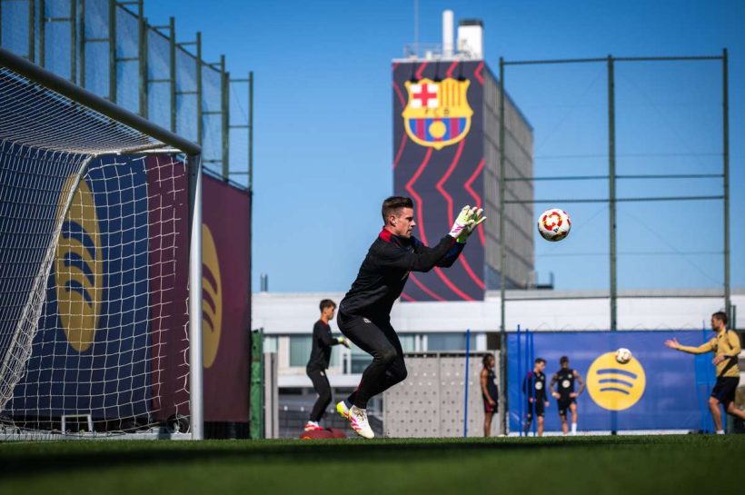 Марк Андре Тер Стеген восстанавливается и обучает. Соревнование с ZCZęSNY становится ближе