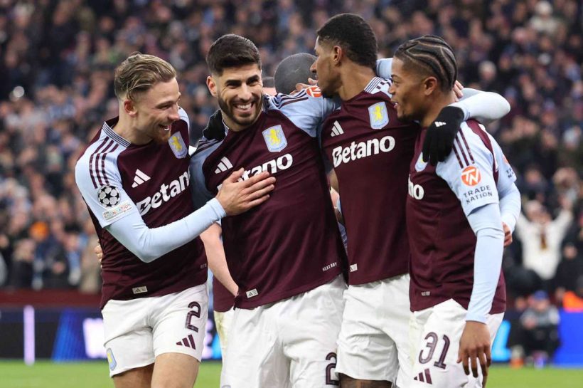Aston Villa ударила успех от главы клуба Бругге и сыграет против PSG в квартале -финансах