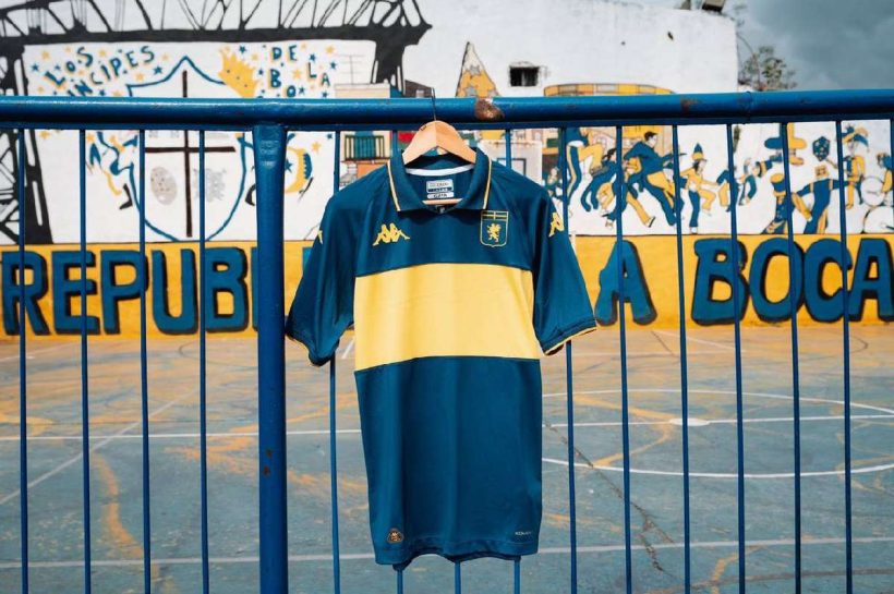 Генуя с его четвертым набором костюмов выплачивается Boca Juniors и итальянским эмигрантам