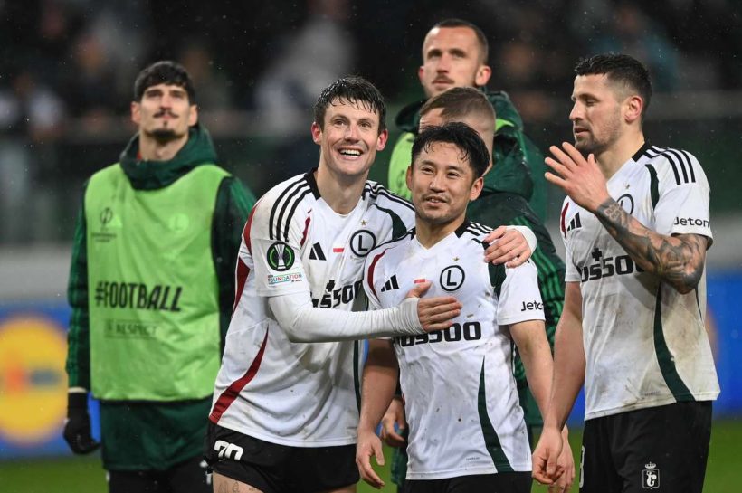 Legia начнет четверть финала лиги конференций дома, а Jagiellonia -