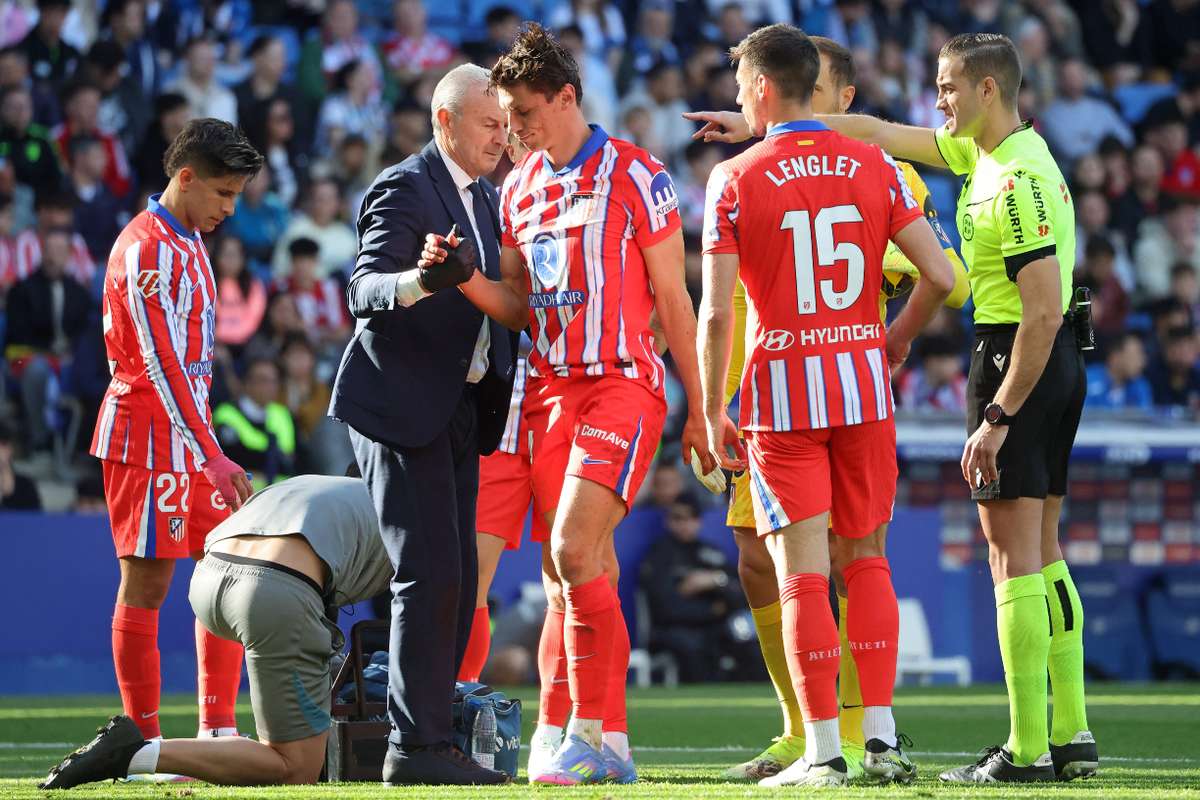 Atleti исключает серьезную травму Le Normanda, но состояние игрока будет контролироваться