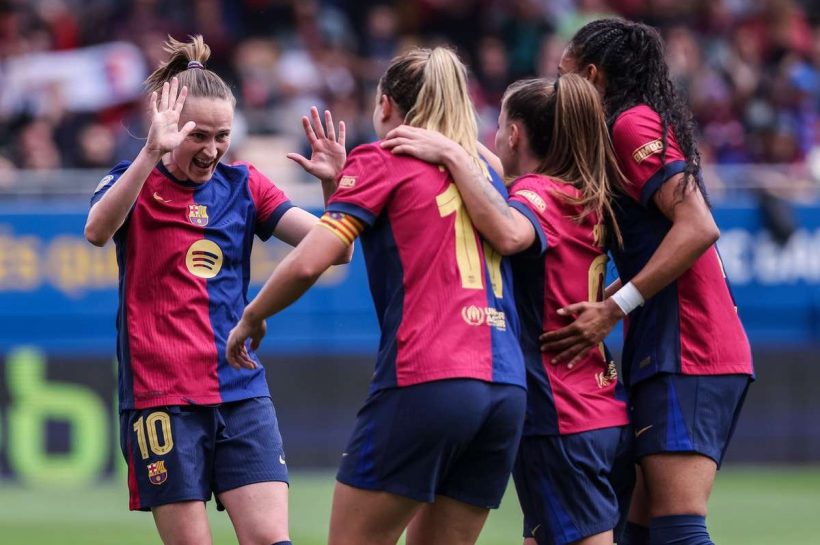 Barcelona Femeni превышает космический потолок 100 голов в сезоне после поражения Atletico