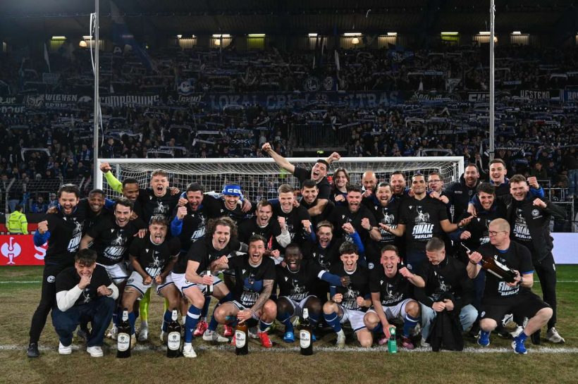 Сенсационный финалист Немецкого кубка от Bilefeld считает прибыль после великого ощущения