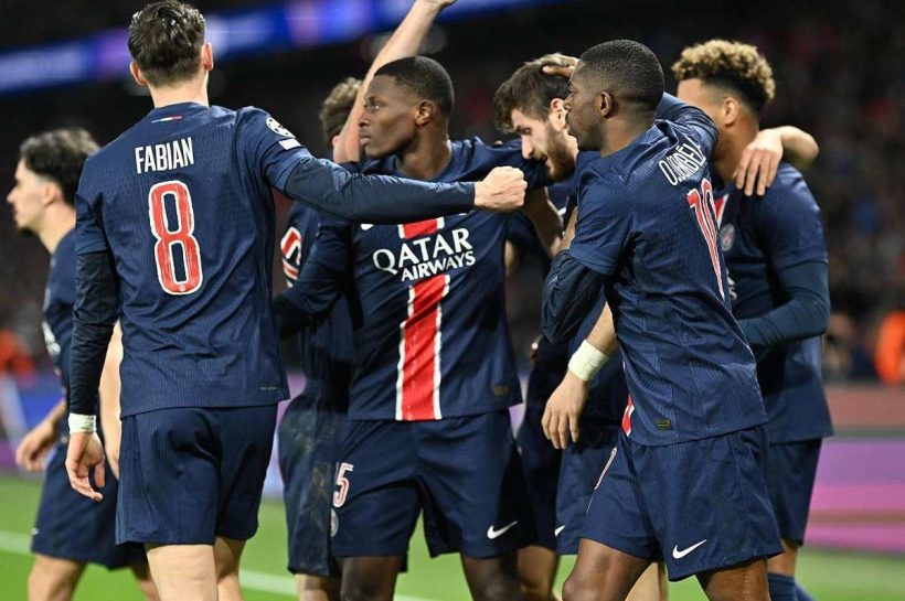 PSG компенсирует потери и побеждает Aston Villa дома. Красивые голы Doue и Kvary, он играл деньги