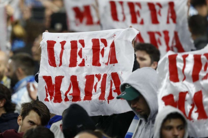 Клуб не должен платить штраф за баннеры, поражающие УЕФА. Апелляция принесла эффект