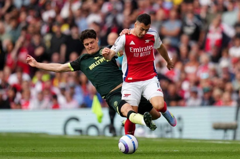 Мартинелли возмущен входом Норгаарда. "Он мог сломать мне ногу"