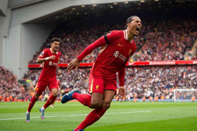 Ван Дейк спасает Ливерпуль, который приближается к чемпионату Англии