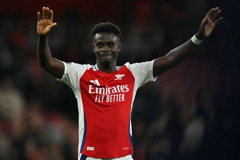 Сака останется в Арсенале. Ключевым игроком Arteta должен был договориться о продлении контракта