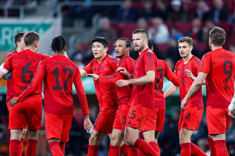 Цель Кейна позволила Баварии обратить вспять результат с Аугсбургом и увеличить преимущество в таблице