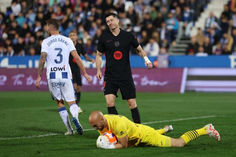 Барселона может дышать, Левандовски должен ждать. Обоженится в Leganes