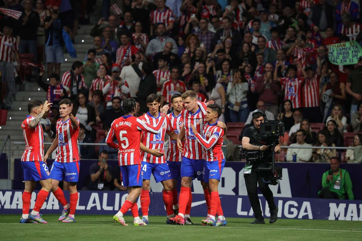 Atletico выиграл небольшое дерби города от Райо, Реал -Валладолид Фолс из Лалиги