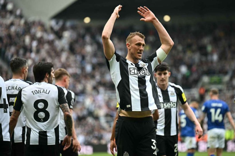 Ньюкасл не сдается в борьбе за пятерку лучших. Ипсвич официально падает с Премьер -лиги