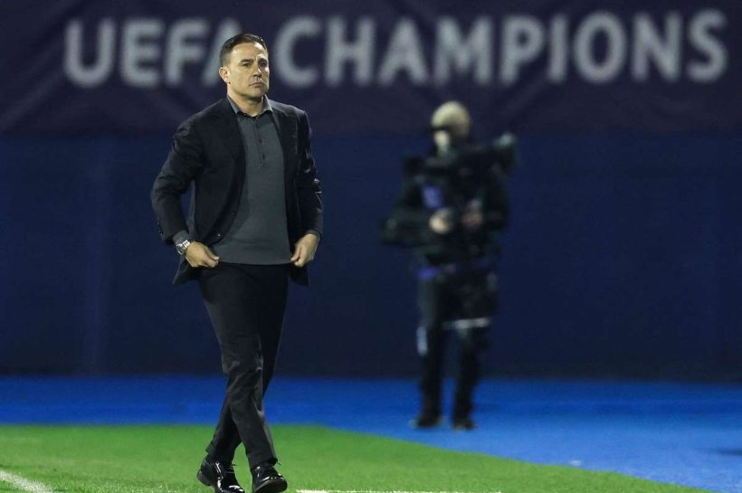 Итальянский Фабио Каннаваро уволен из Динамы Загреба после чуть более трех месяцев работы