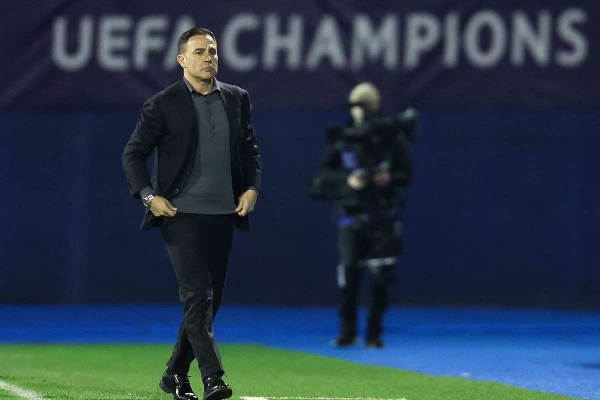 Итальянский Фабио Каннаваро уволен из Динамы Загреба после чуть более трех месяцев работы