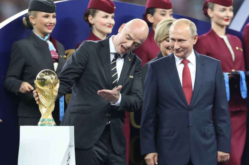 "Давайте восстановим Россию в футбол!" - Сообщение от президента ФИФА Джанни Инфантино