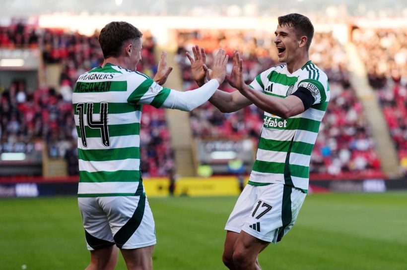 Он получил это! Майк Навроки забил первый гол в цветах Celtic