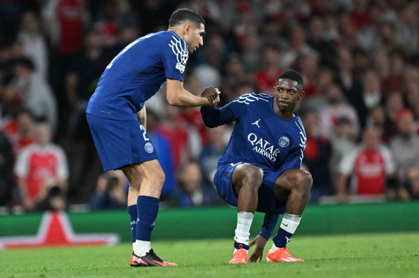 Усман Дембеле отсутствует на обучении. Сомнительно, что он будет играть в Лиге 1 на выходных