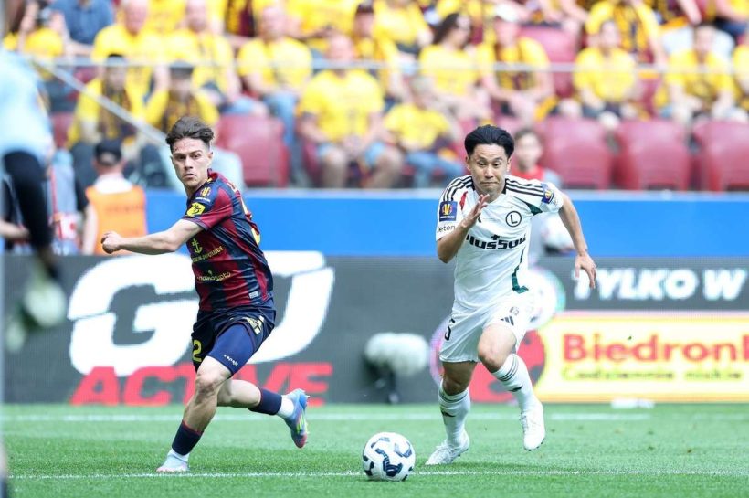 Road Legia Warsaw после 21 -й Польской Кубок Трофей: пять матчей, 17 голов