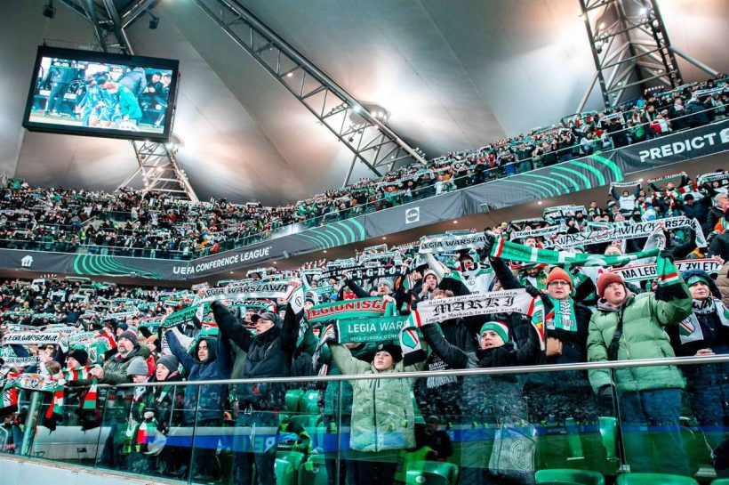 Сторонники Legia пройдут через центр Варшавы на национальный стадион до финала PP