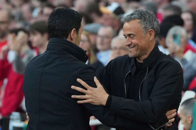 PSG Clash с конкурсом «Арсенал» двух испанских тренеров