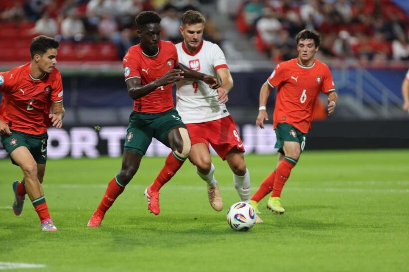 Польская сборная, превышенная Португалией, белые и красные падают с евро U21