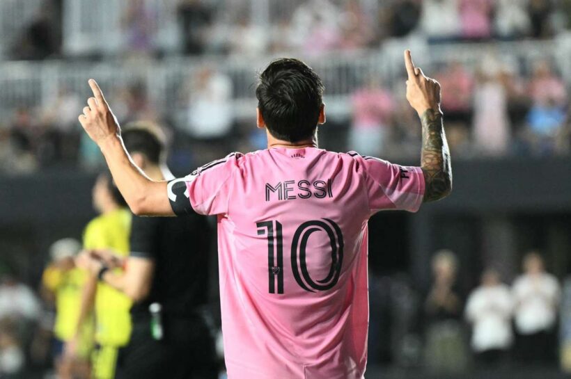 Лионель Месси выигрывает дублет за пятый матч подряд, и Inter Miami побеждает Нэшвилл