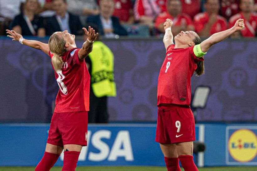 Польские женщины прощаются с евро 2025 году с исторической победой с голами Дании, Падиллы и Паджор