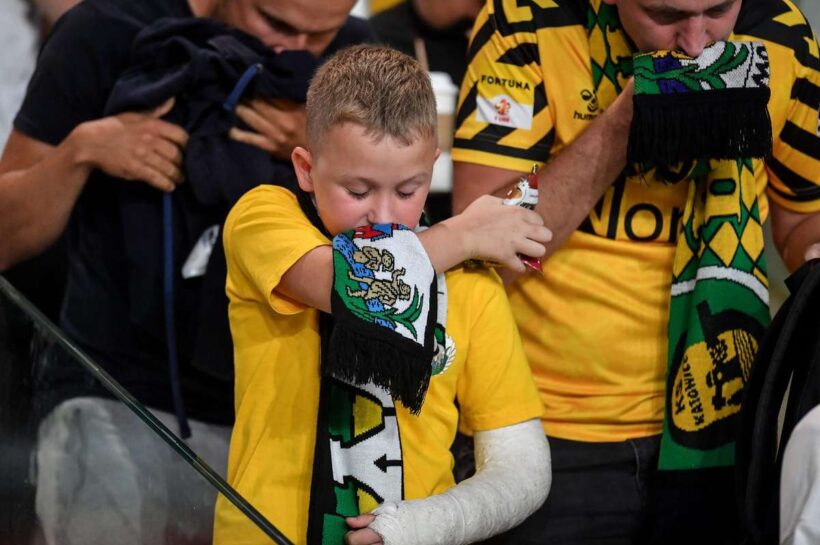 Скандал в Катовице. Газ, опрыскиваемый услугами принудительной эвакуации во время матча