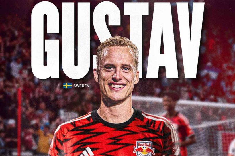 Официально: Густав Берггрен, представленная Нью -Йорк Ред Буллз, контракт до 2028 года