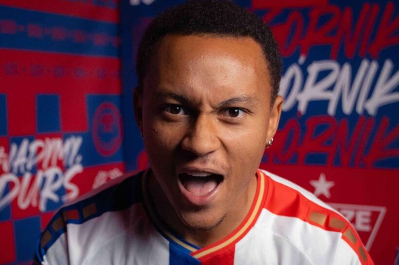 Горник тянется к полузащитнику от 2 -го Бундеслиги, Роберто Массимо в Забре