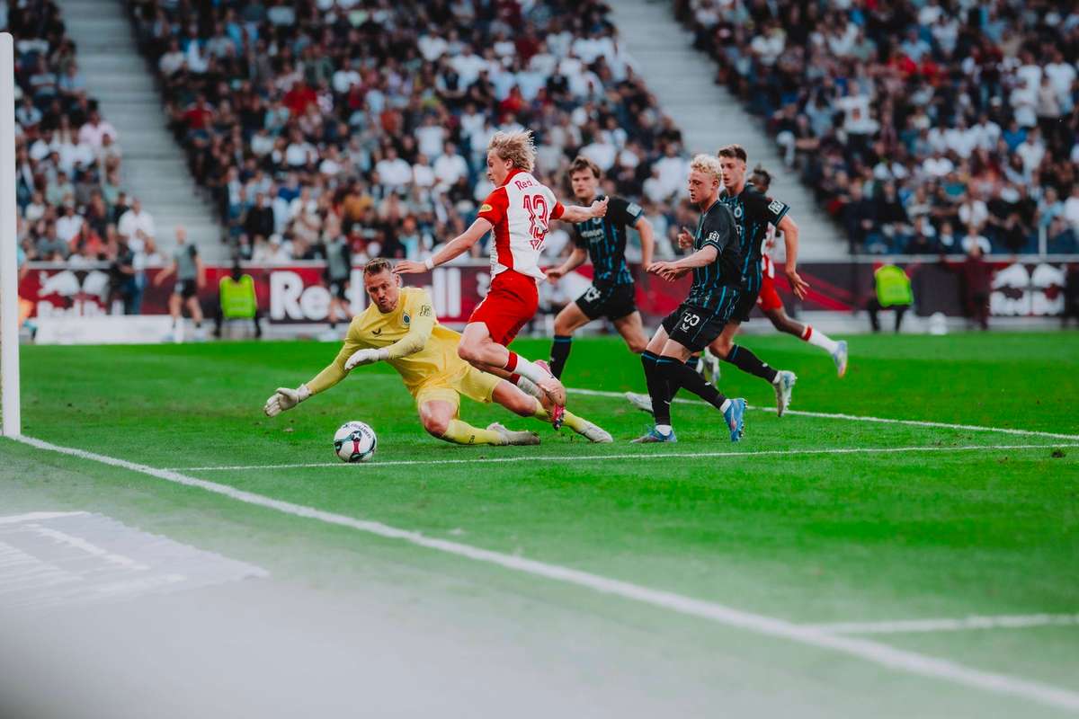 RB Salzburg теряет первый квалификационный матч LM против Club Brugge