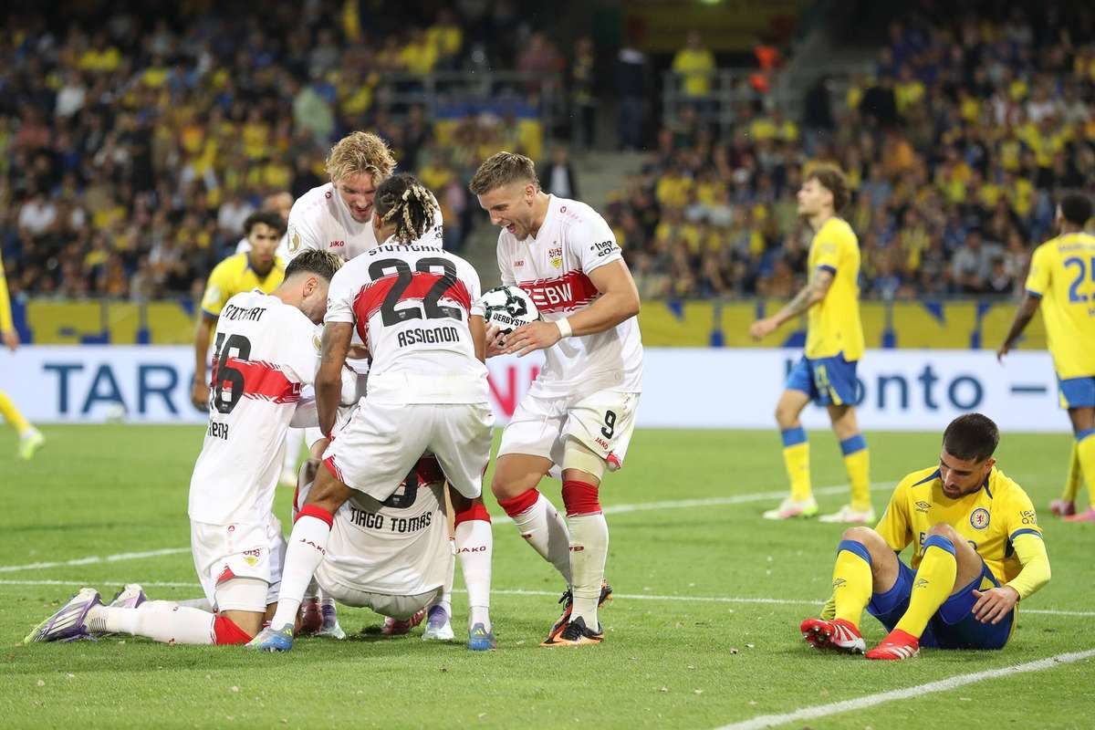 Сумасшедший обмен ударами, VFB Stuttgart с компромиссом в немецком кубке