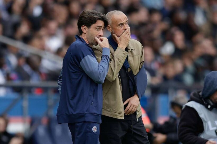 Успешный эксперимент Энрике. Он смотрит на первую половину с трибун и PSG Scoopes Points