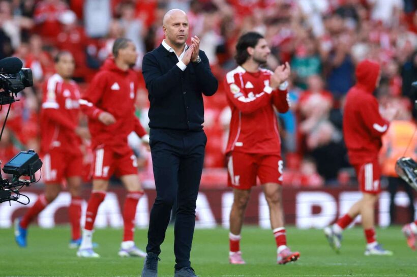 Слот хвалит менталитет Ливерпуля после победы над Арсеналом. "Я очень счастлив"