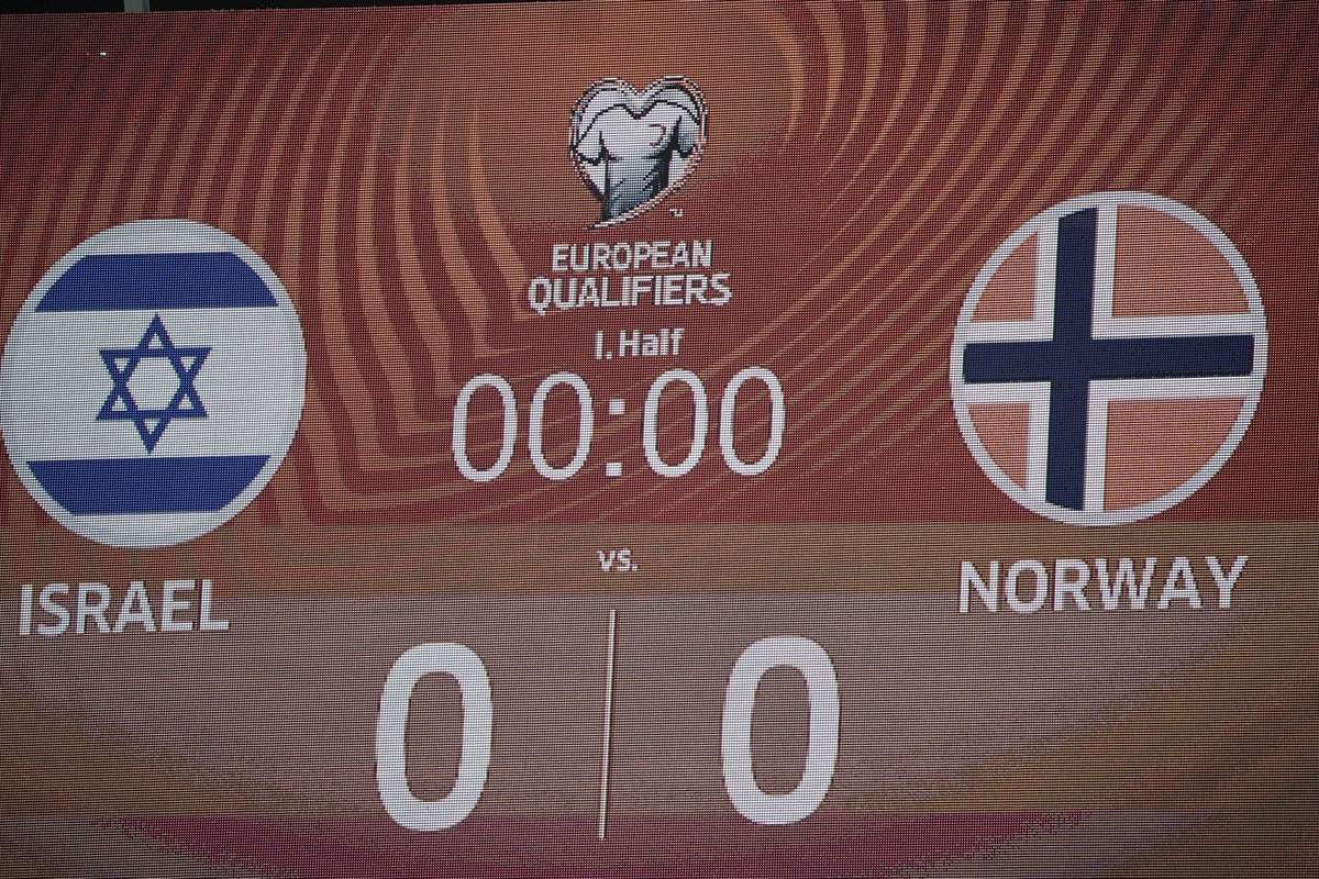 Октябрьский матч Норвегии с Израилем с пропалестным ударом на заднем плане