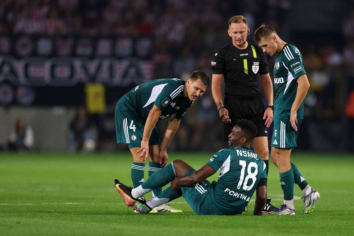 Жан-Пьер Нсаме сломал ахилловое сухожилие. Legia теряет злоумышленника в течение нескольких месяцев