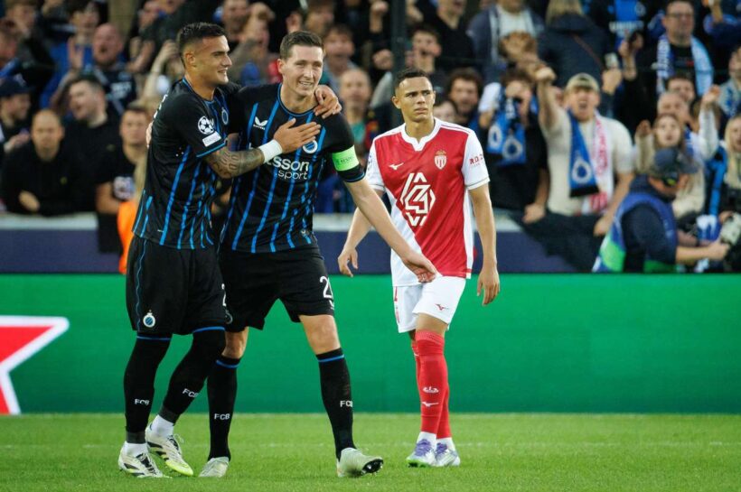 Blamage Monaco в Бельгии, Клуб Бругге очень побеждает команду Ligue 1