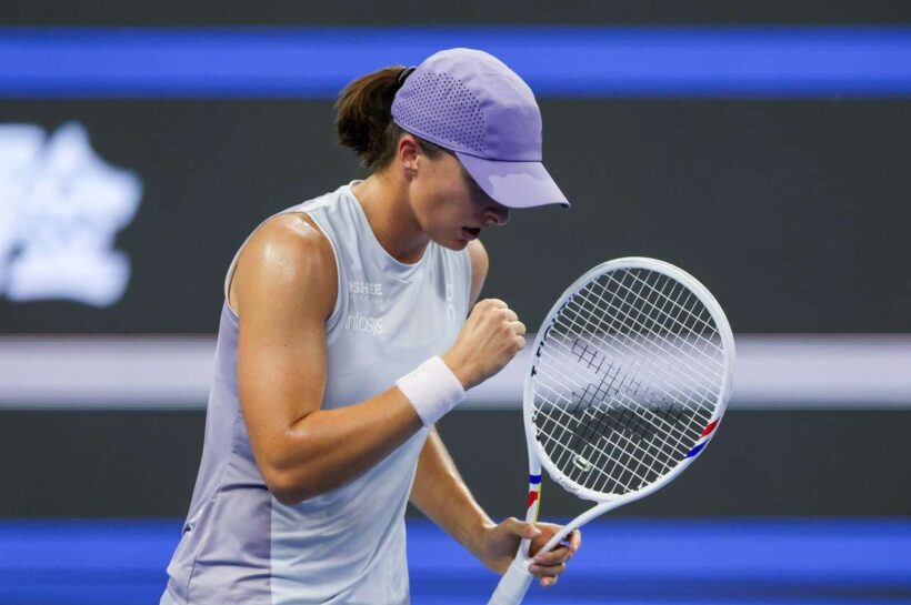 Одна первая победа Iga świątek в Ухане, но было много, чтобы улучшить