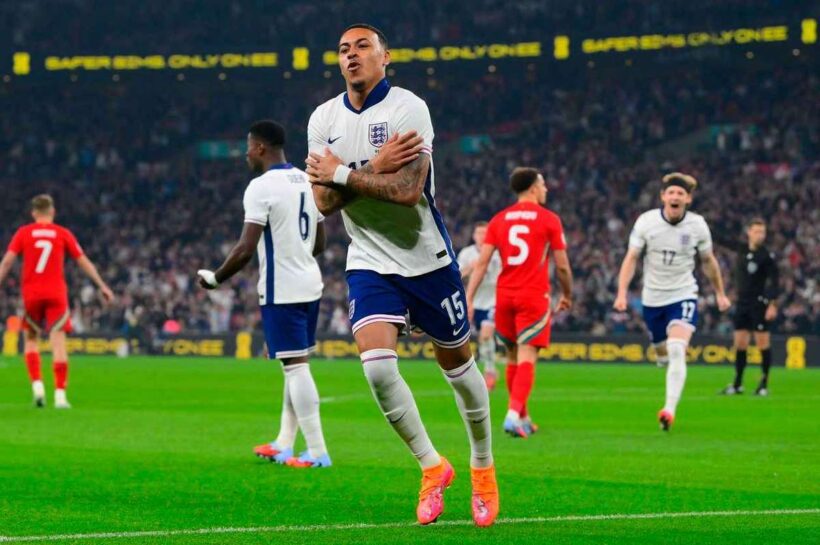 Англия победила Уэльс, Роджерс забил свой первый гол в футболке сборной