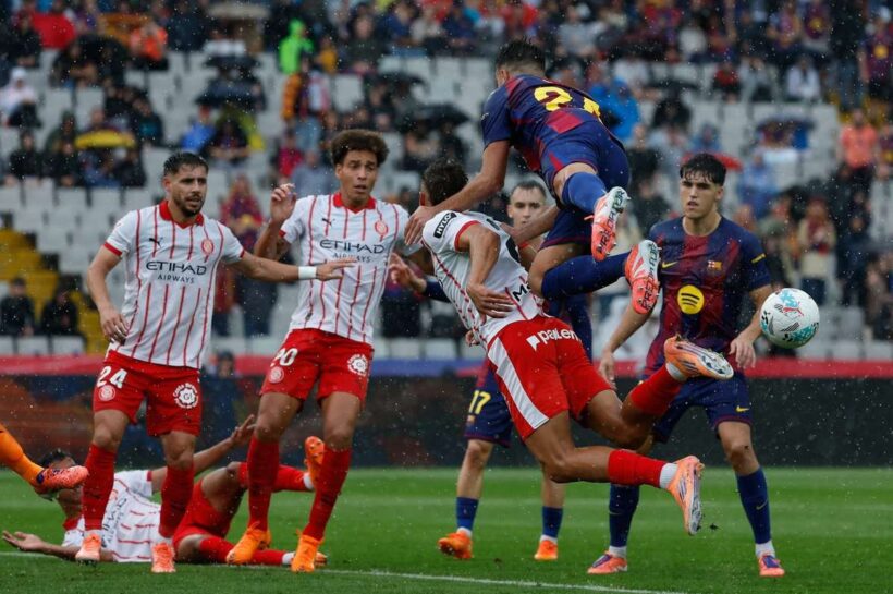 «Барселона» одержала победу в самом конце. Прекрасный гол Витселя, красная карточка Флику