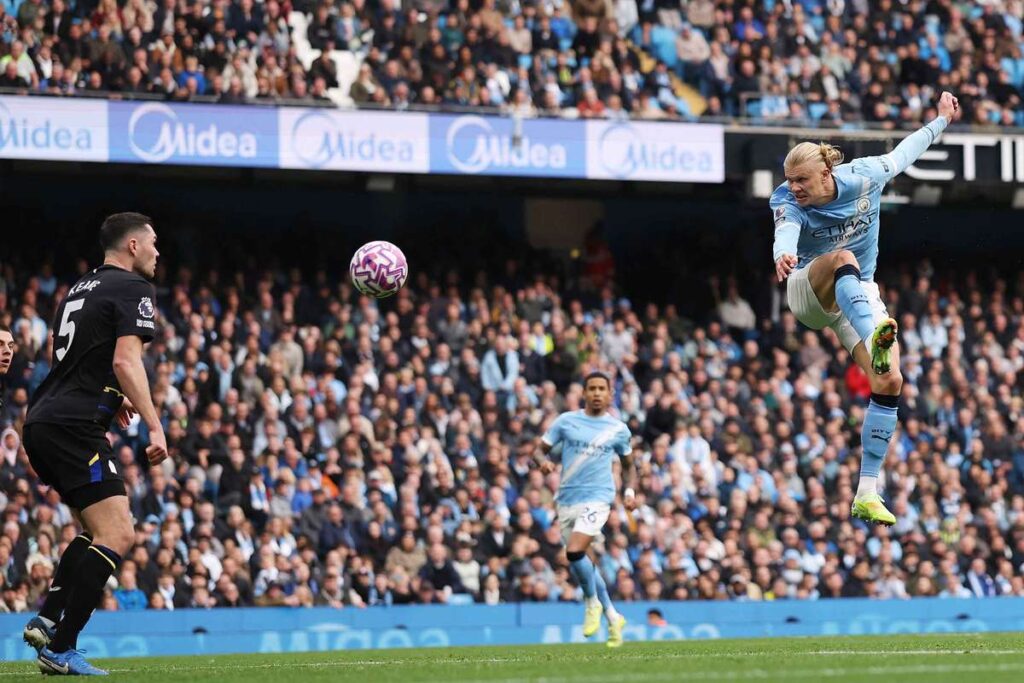 Хааланда было невозможно остановить: дубль норвежца и пятая победа «Манчестер Сити»