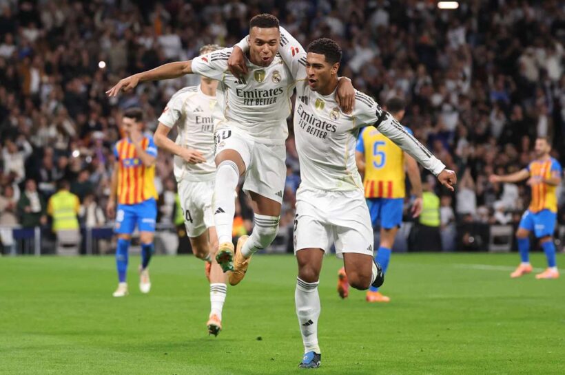 Дубль Мбаппе, нереализованный пенальти Винисиуса и красивый гол Каррераса. Игра «Реала» в матче против «Валенсии»