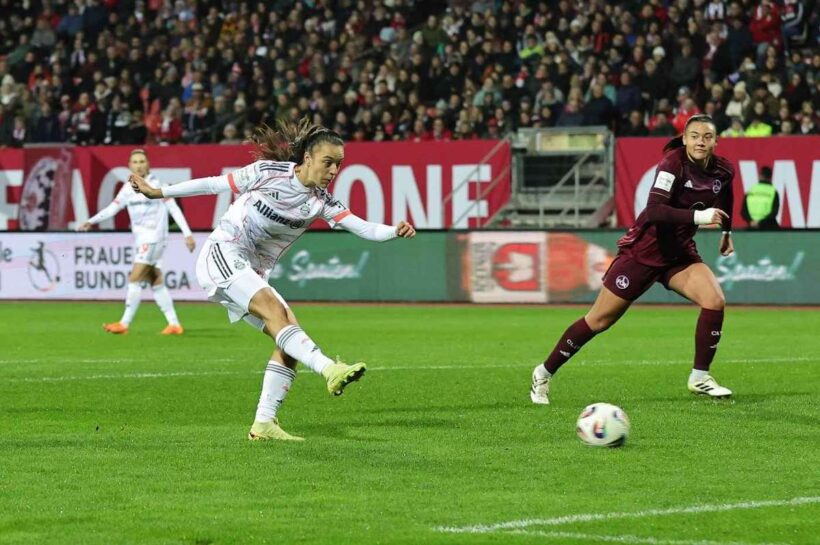 Наталья Падилья-Бидас быстро забила свой дебютный гол за мюнхенскую «Баварию»