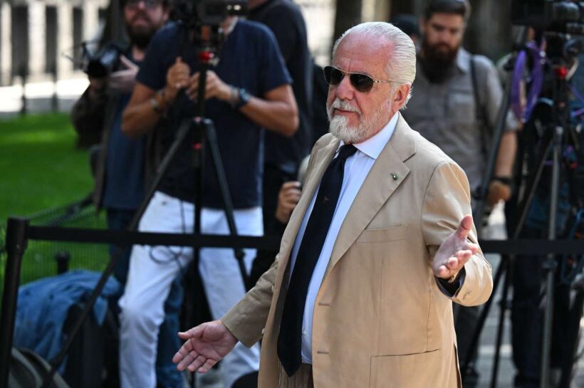 Президент «Наполи» резко раскритиковал УЕФА и ФИФА: «Нам должны дать компенсацию»