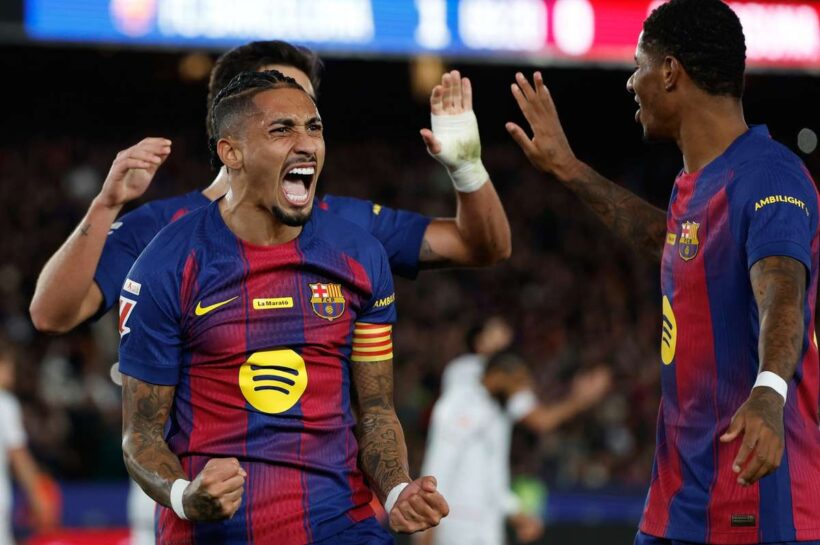 «Барселона» побеждает «Осасуну», Левандовски весь матч сидит на скамейке запасных