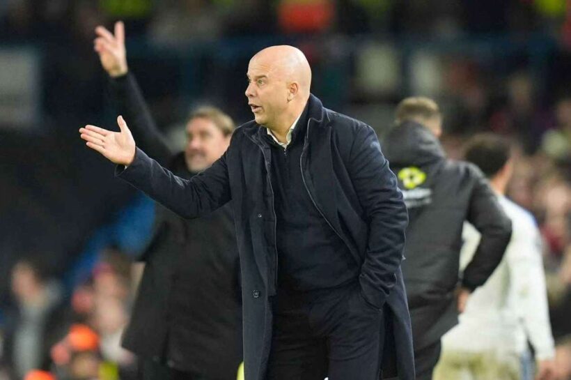 Арне Слот признает, что кризис команды — результат ее собственных ошибок