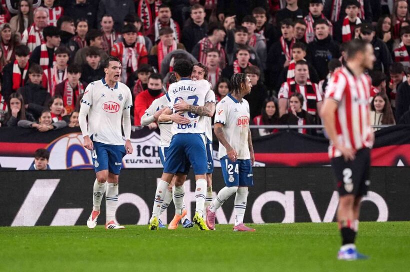 «Эспаньол» изменил ситуацию в Бильбао, одержав пятую победу подряд. Красивый гол Карлоса Ромеро