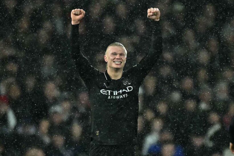 Эрлинг Хааланд снова рекордсмен! Он забил 100 голов в Премьер-лиге быстрее всех в истории.